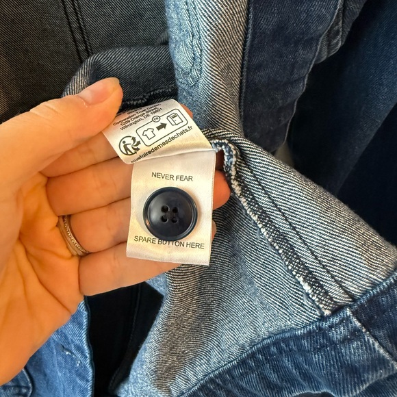 Seasalt Cornwall Denim Reading Rocks Chore Jacket - Picture 11 of 12